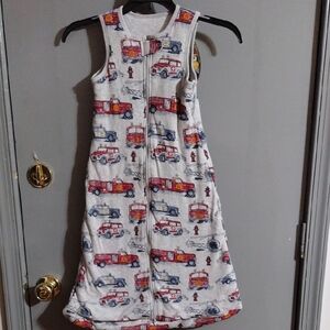 Members Mark Baby Fire Truck Sleep Sack - Gray
